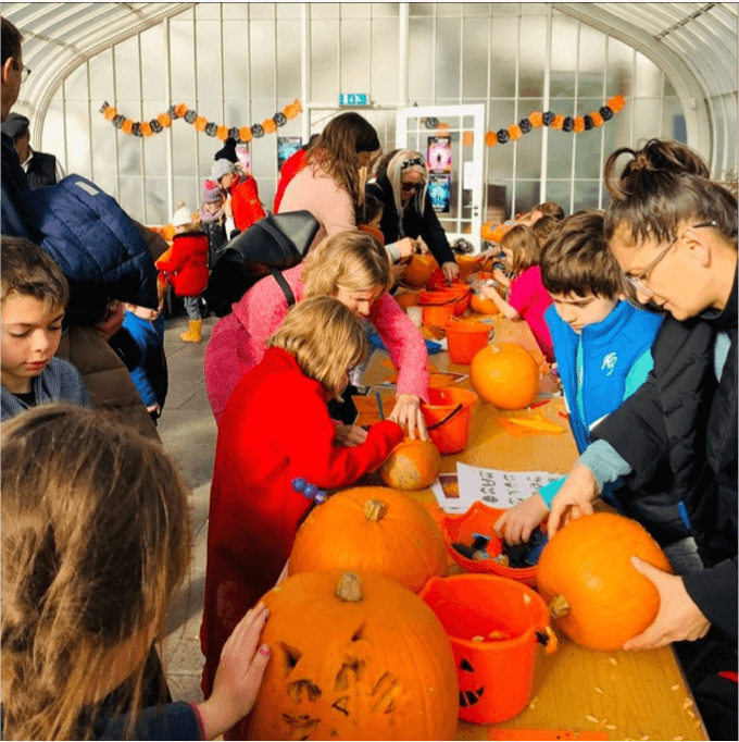 Kids pumpkin carving workshop